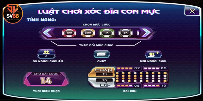 Hướng dẫn cách chơi xóc đĩa con mực chuẩn xác