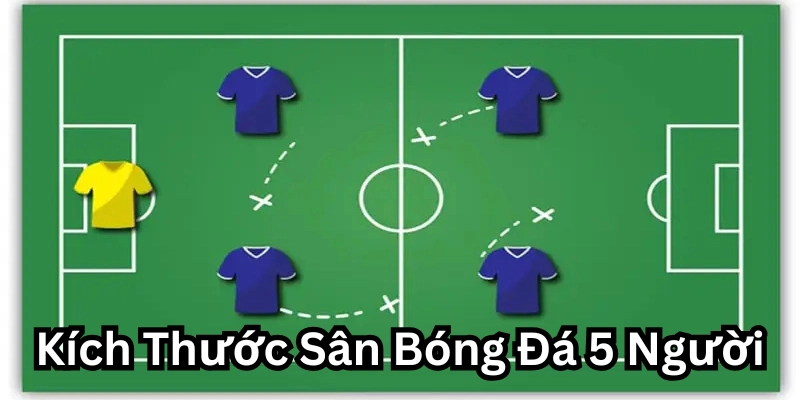 Cụ thể về Kích Thước Sân Bóng Đá 5 Người